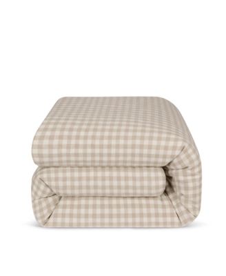 Pembroke Gingham Linen Blend Duvet Cover, King