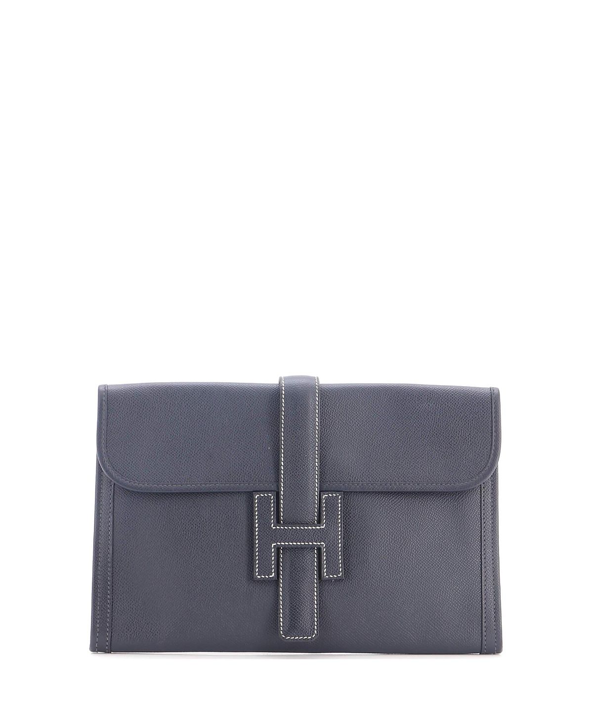 Pre-Owned HERMES Pm Jige Clutch Epsom
