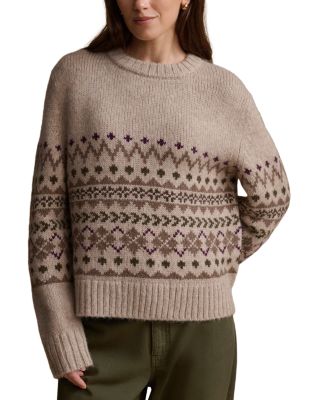 Sterling Alpaca Blend Fair Isle Sweater