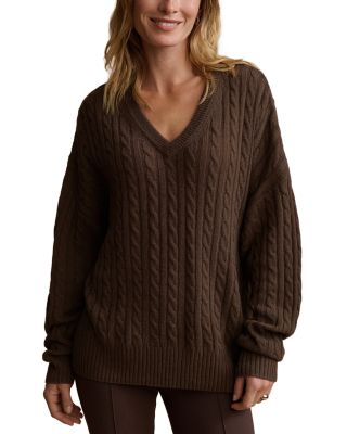 Nell Wool & Cashmere Cable Knit Sweater