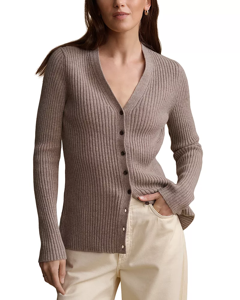 Jenni Kayne Hadley Wool & Cashmere V Neck Cardigan