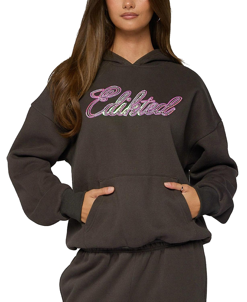 Edikted Always Edikted Sequin Hoodie