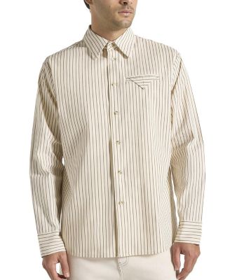 Ronnie Unisex Pinstripe Long Sleeve Shirt