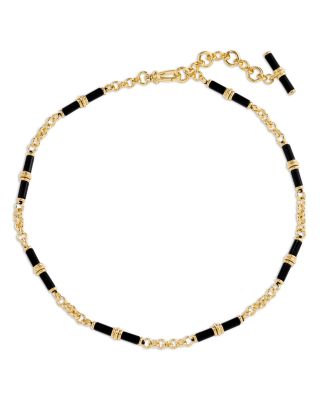 Bree Beaded Chain Collar Necklace, 16.25-18"