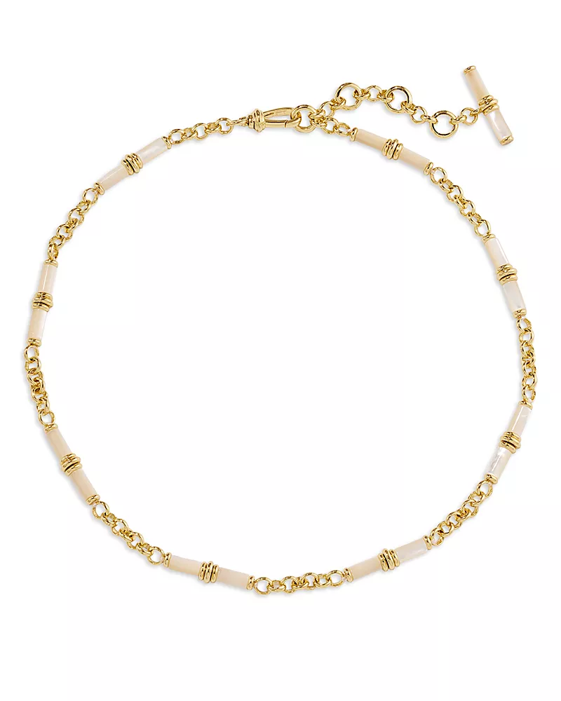 Kendra Scott Bree Beaded Chain Collar Necklace, 16.25