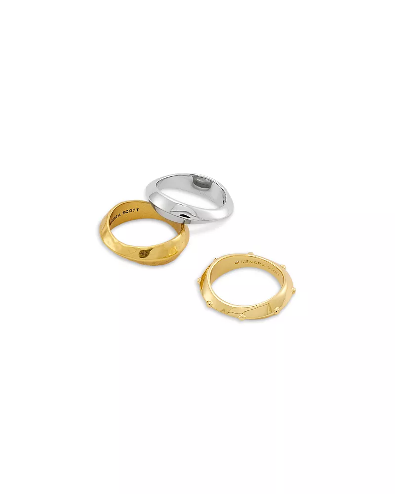 Kendra Scott Oakland Band Rings, Set of 3
