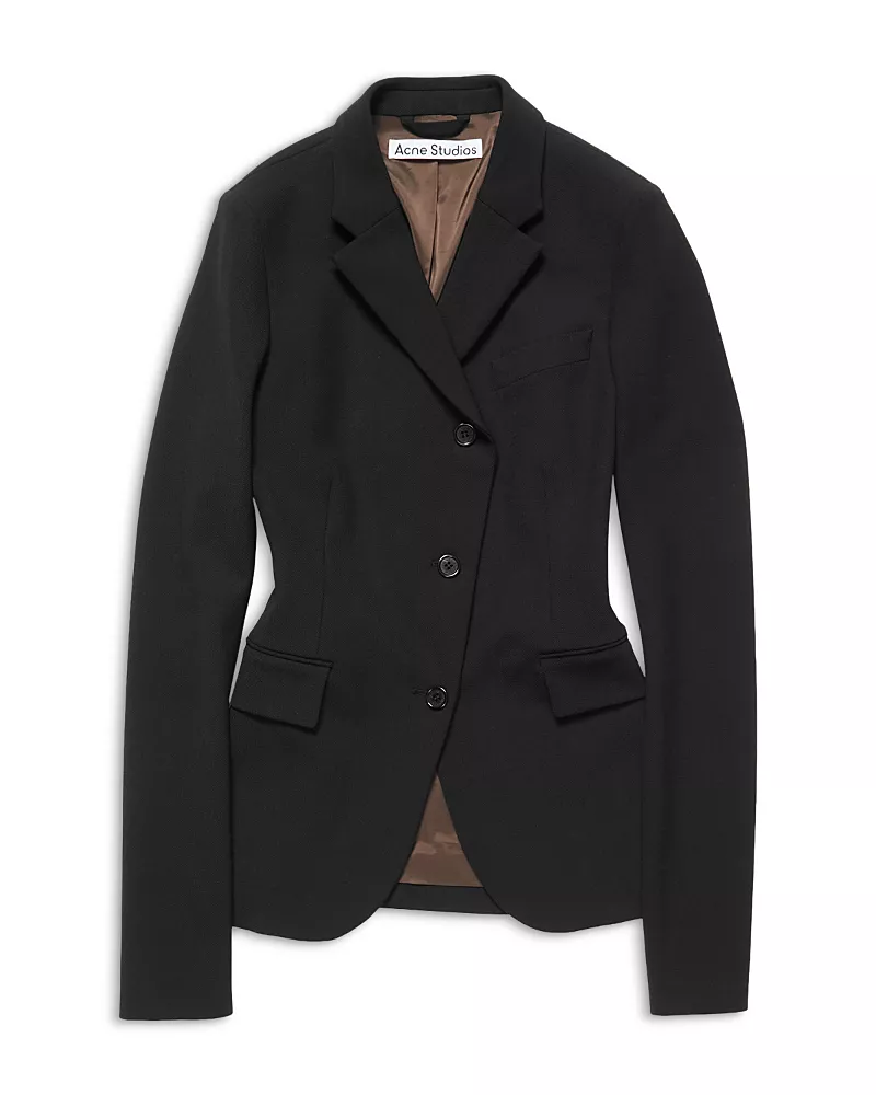 Acne Studios Asymmetric Button Front Blazer
