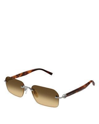 Generation Gucci Rectangular Sunglasses, 55mm