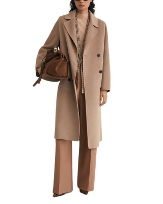Marina Wool Blend Double Breasted Coat