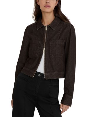 Lotta Cotton Cropped Denim Jacket