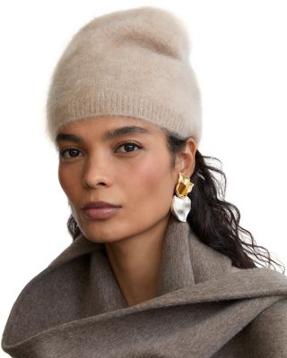 Ava Brushed Cashmere Beanie
