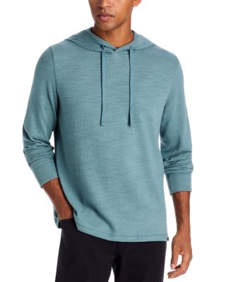 Faherty Sunwashed Slub Hoodie In Green