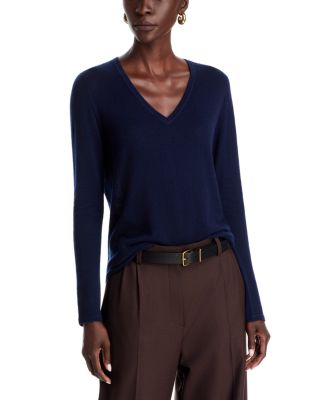Machine Washable Cashmere V Neck Sweater