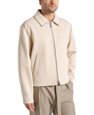 Alex Whipstitch Twill Boxy Jacket
