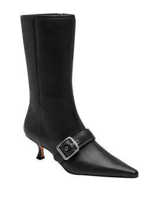 Women's Margot Leather Mid Calf Boots