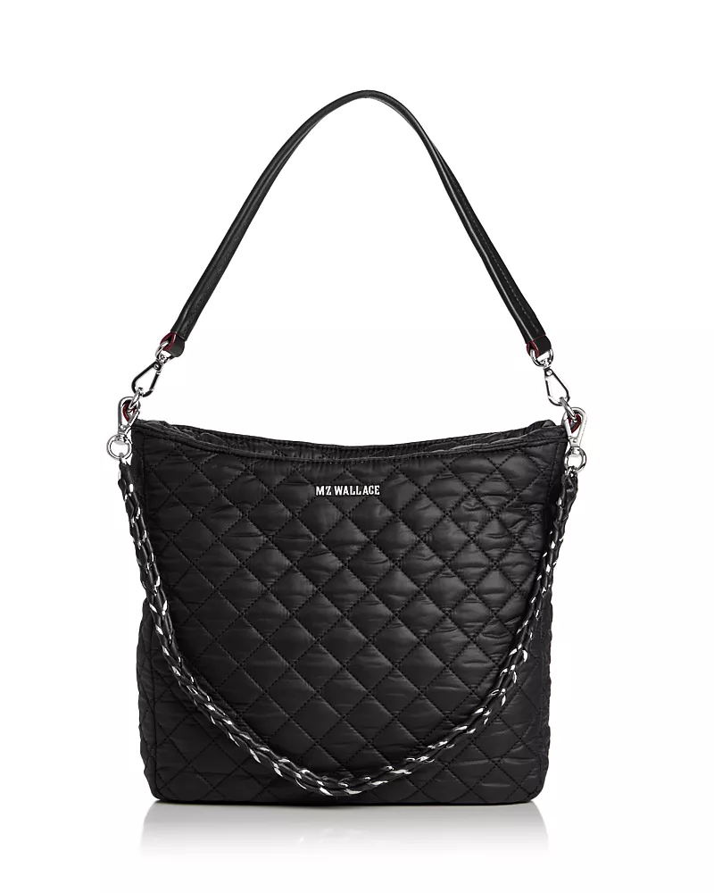 Mz Wallace Crosby Quilted Hobo Shoulder Bag