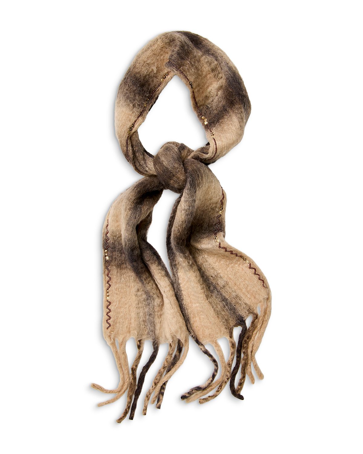 Free People Highland Plaid Skinny Scarf