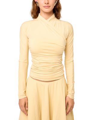  Felix Ruched Long Sleeve Top