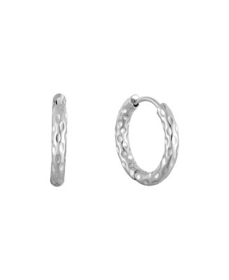  Hammered Hoops Earrings