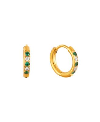  Oasis Green Hoops Earrings