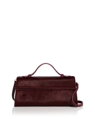 East West Calf Hair Top Handle Shoulder Bag - Exclusive
