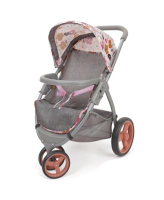  Melange Flora Mabelle 3 Wheel Doll Jogger Stroller, Ages 3+