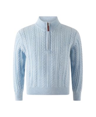 Boys' Cashmere Half-Zip Sweater - Little Kid, Big Kid