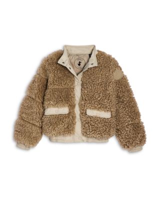 Girls' Eriko Faux Sherpa Bomber Jacket - Little Kid, Big Kid