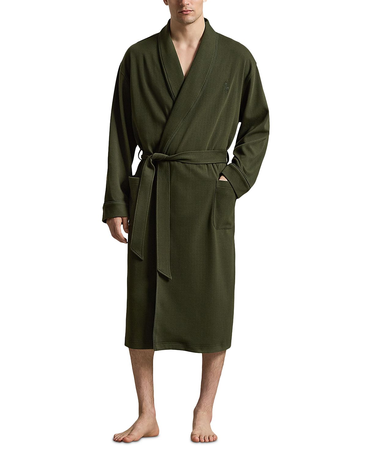Polo Ralph Lauren Herringbone Knit Robe