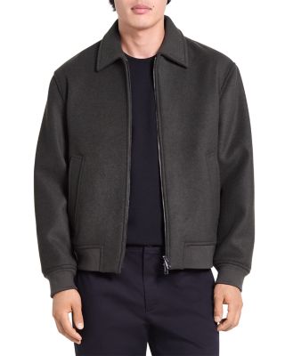 Melton Wool Bomber Jacket