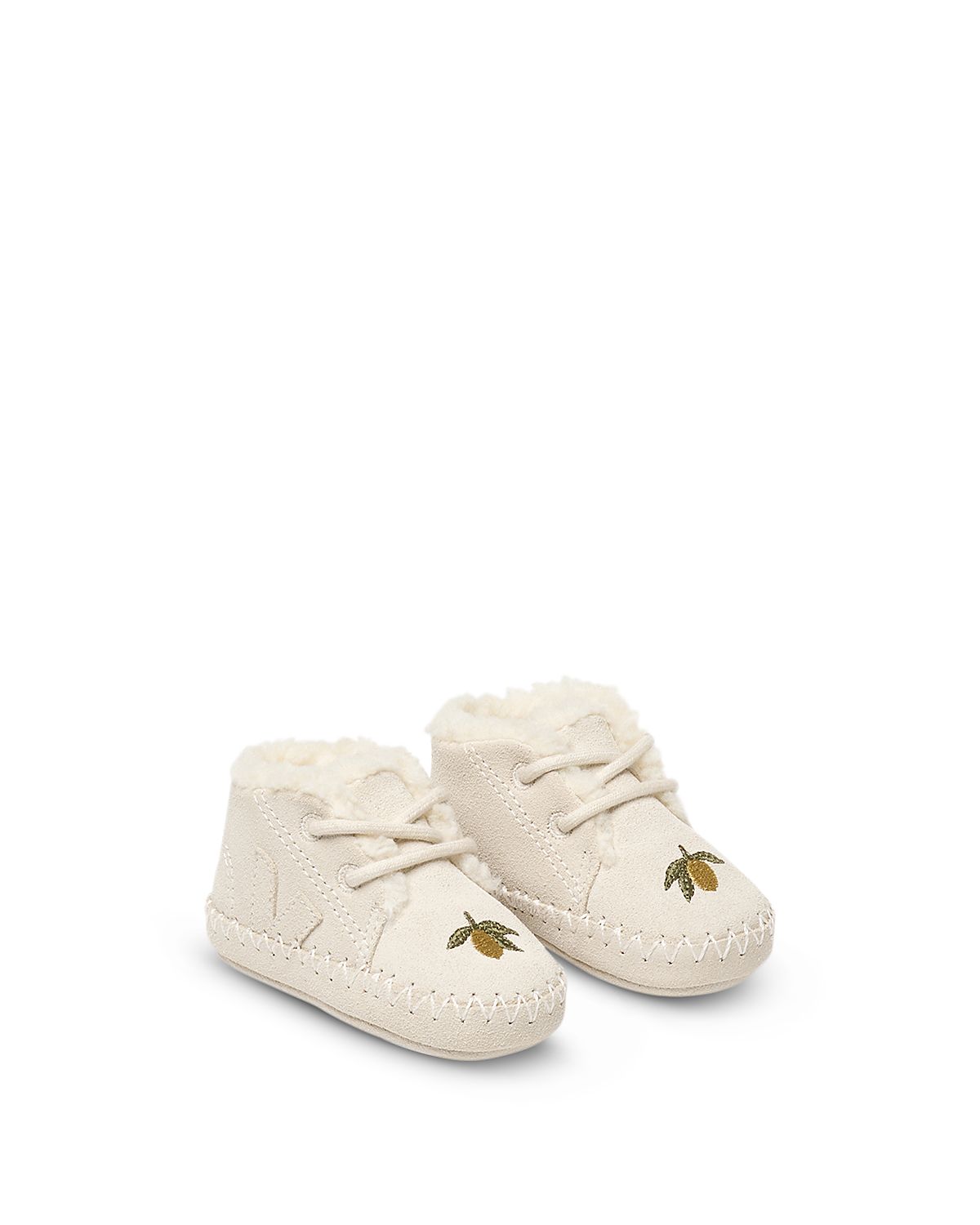Veja x Konges Sljd Unisex Embroidered Suede Sneakers Baby