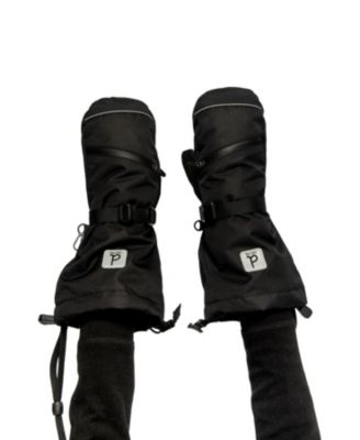 Unisex Teknik Waterproof Zipper Pocket Winter Mittens - Little Kid, Big Kid