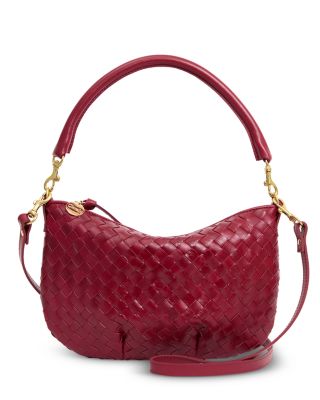 Petit Moyn Woven Leather Shoulder Bag