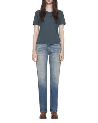 Nat Low Rise Slim Jeans in Tint Light Indigo