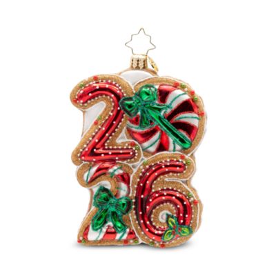 Sweet Start to 2026 Glass Ornament