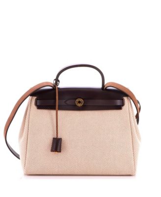 Herbag Zip 31 Canvas & Leather Shoulder Bag