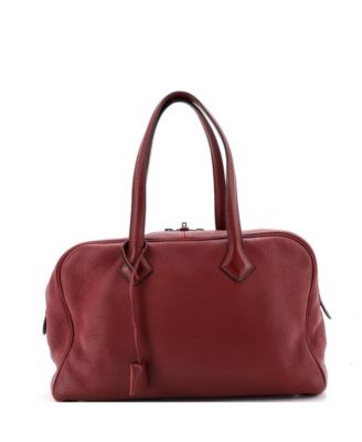 Victoria II Clemence Leather Satchel