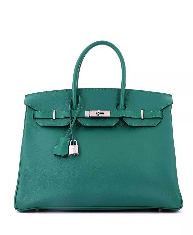Pre-Owned HERMES Birkin 35 Epsom Leather & Palladium Hardware Satchel