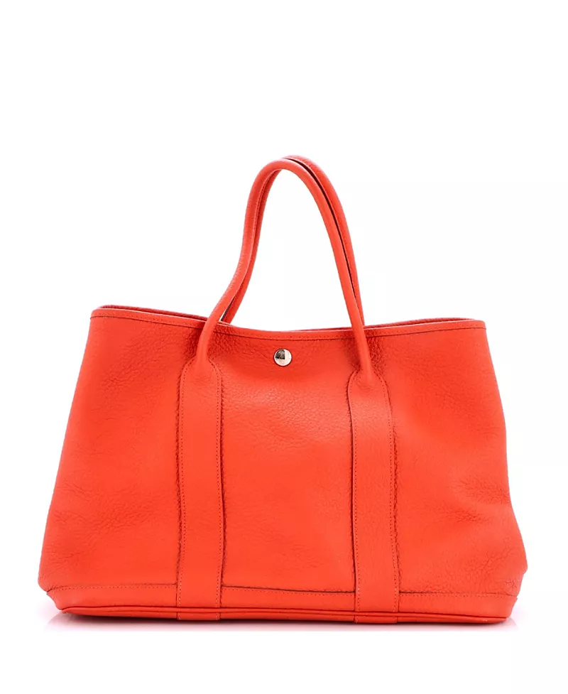 Pre-Owned HERMES Garden Party 36 Leather Tote