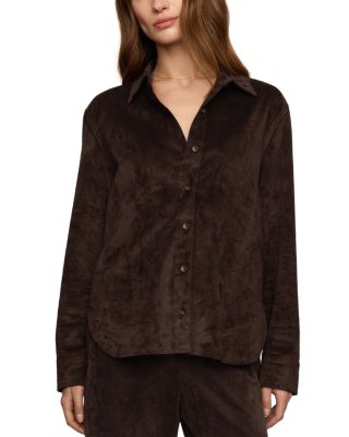 Maren Faux Suede Shirt