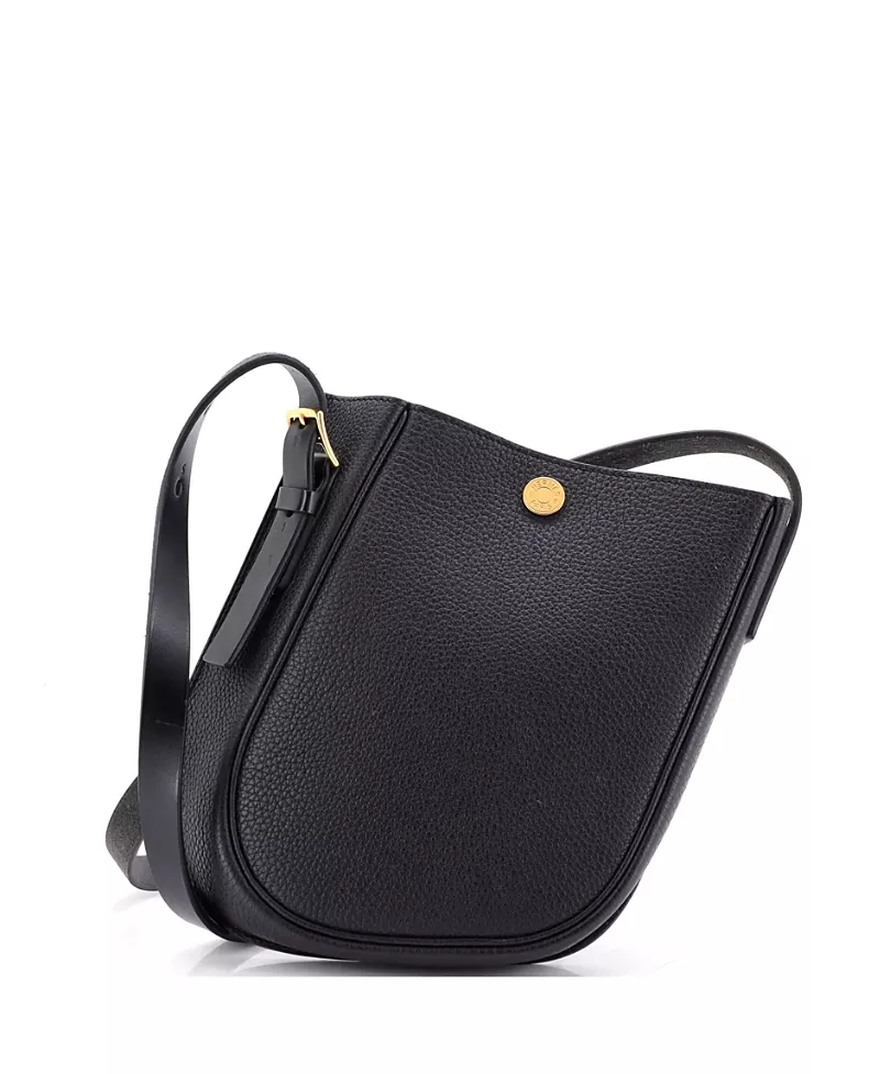 Pre-Owned HERMES Perspective Cavaliere Mini Convertible Togo & Vache Hunter Leather Crossbody Bag