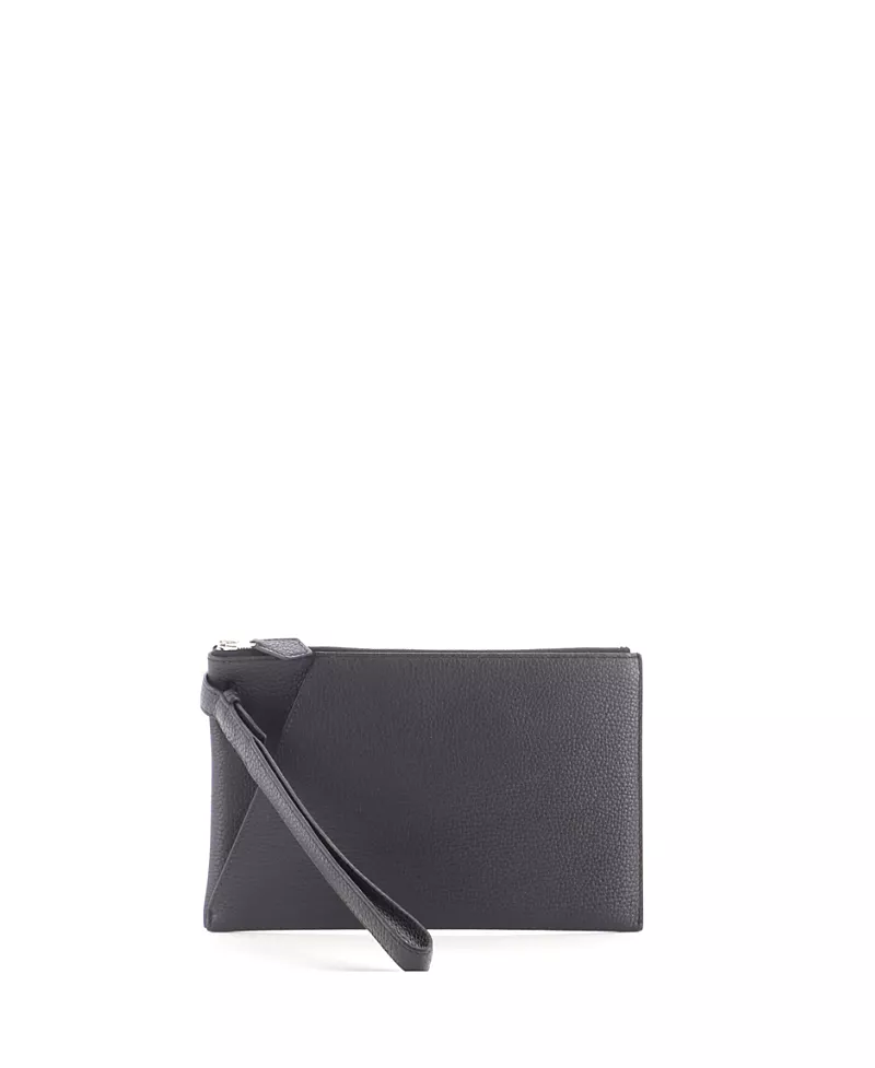 Pre-Owned HERMES 24 Cabavertige Leather Pouch