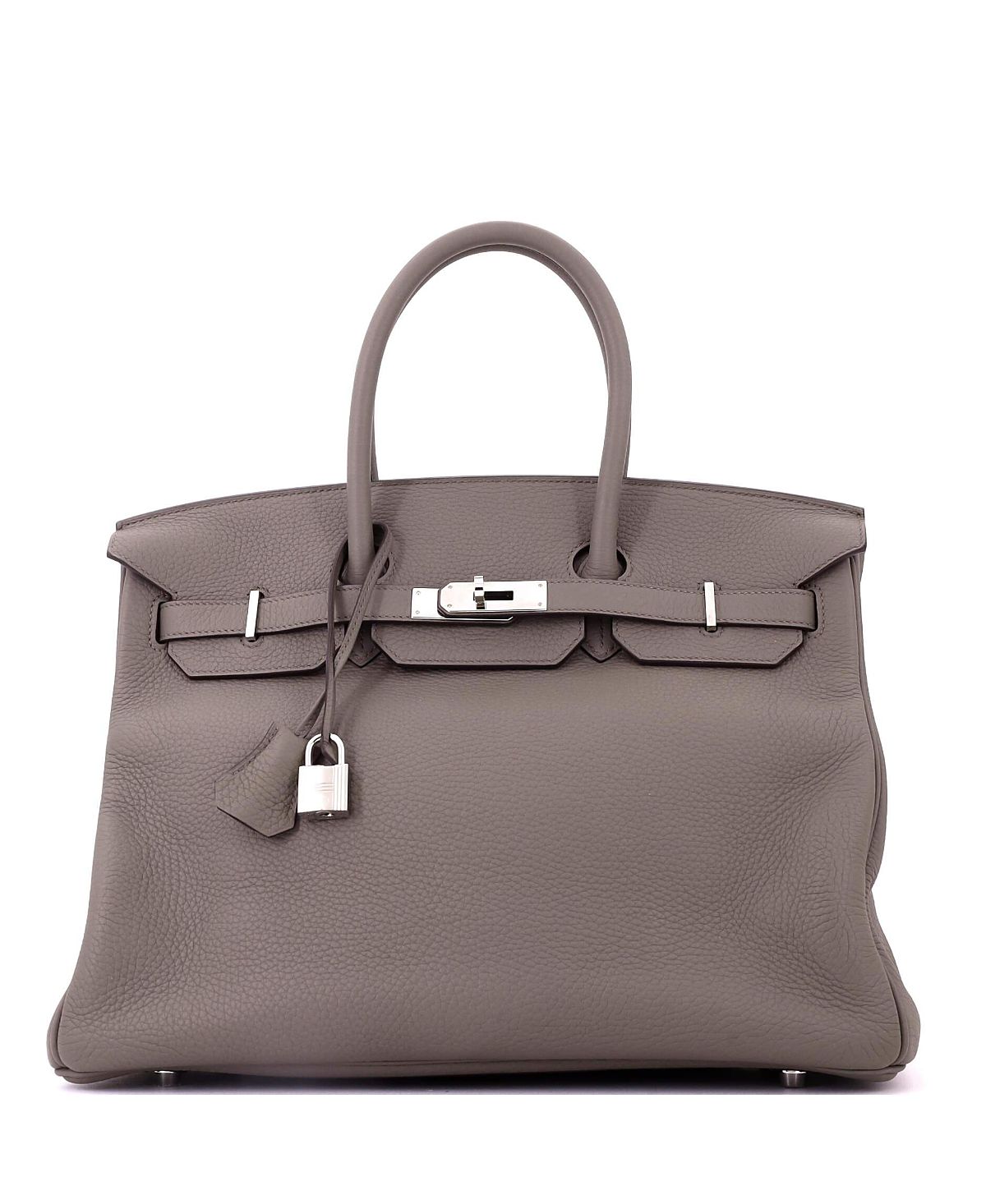 Pre-Owned HERMES Birkin 35 Clemence Leather Tote