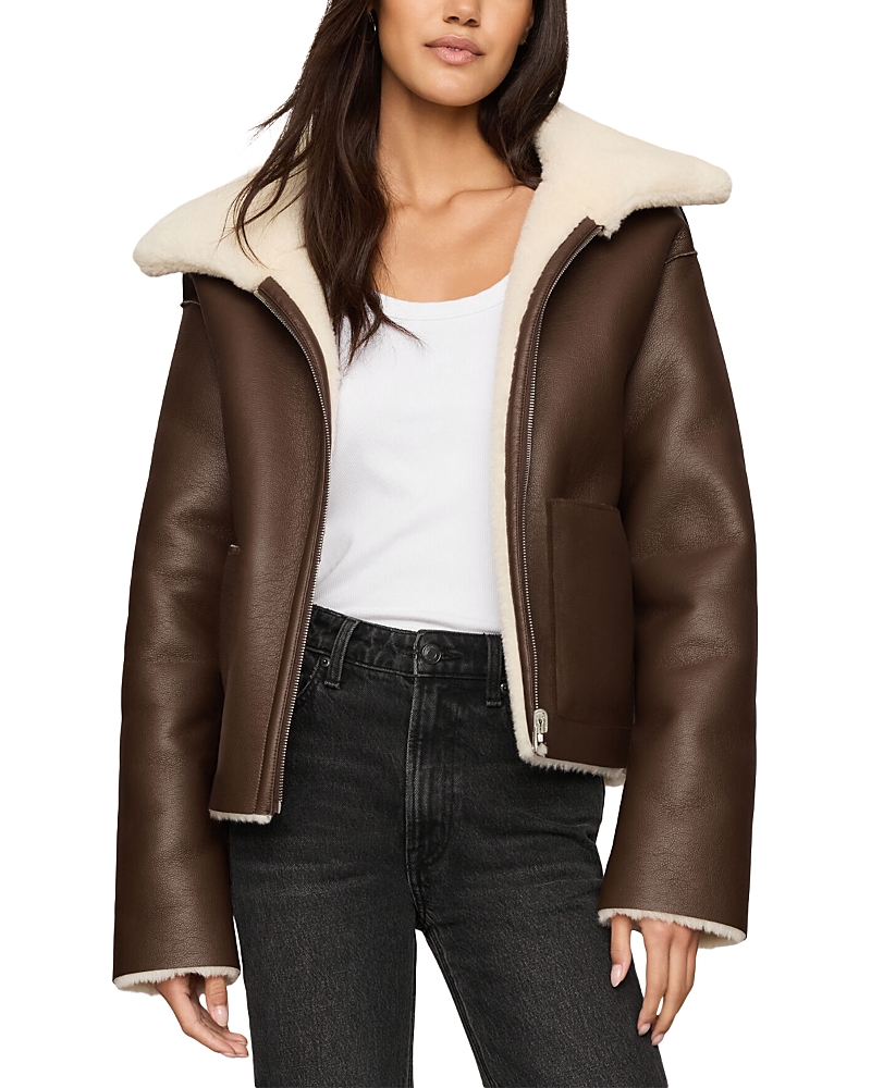 Z Supply Jensen Faux Leather Reversible Jacket