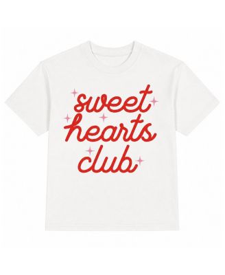 Girls' Sweet Heart Club Crew Tee - Big Kid
