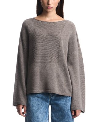 Wool & Cashmere Boat Neck Sweater