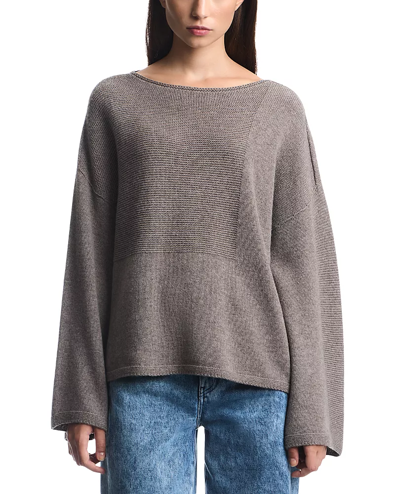 Emporio Armani Wool & Cashmere Boat Neck Sweater
