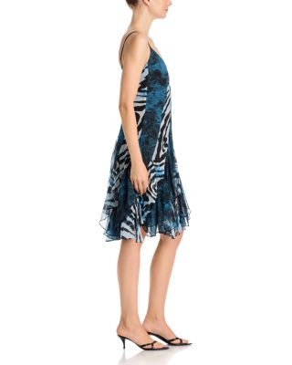 Rafferty Silk Chiffon Mini Dress