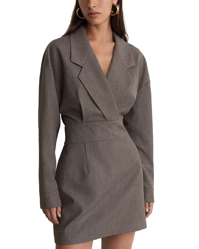 Reiss Juno Suiting Mini Dress