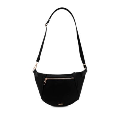 Baggallini Securtex Jet Set Anti Theft Crescent Sling Bag